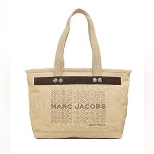 NWT•Marc Jacobs University Medium Canvas Tote Bag in Oat